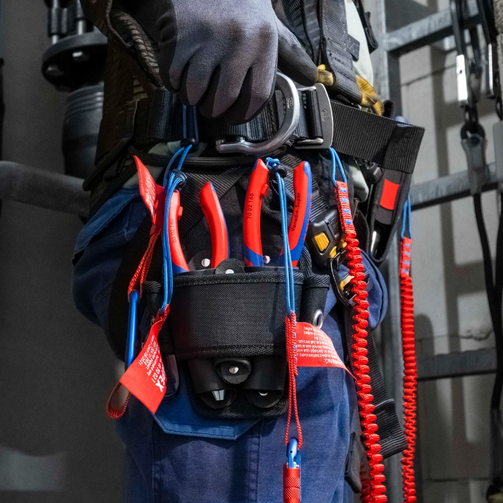 Miniatuur van KNIPEX tetheredTool Clips voor KNIPEXtend handgreep rood - per 10 stuks (006210TR)