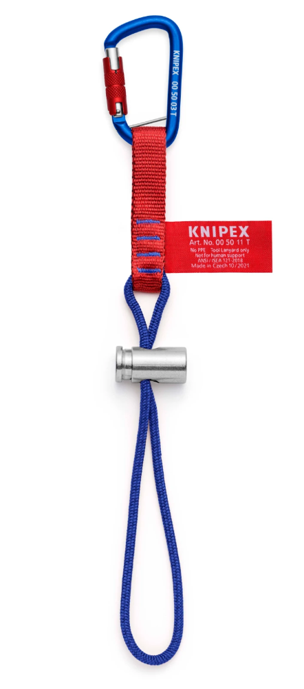 Miniatuur van KNIPEX adapterlus met karabijnhaak draagcapaciteit tot 6kg (005013TBK)