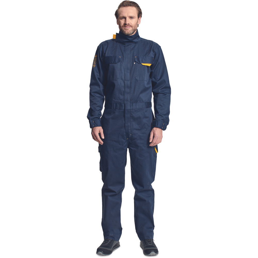 Miniatuur van Cerva beschermende overall met elektrostatische eigenschappen maat M - navy (0356001941002)
