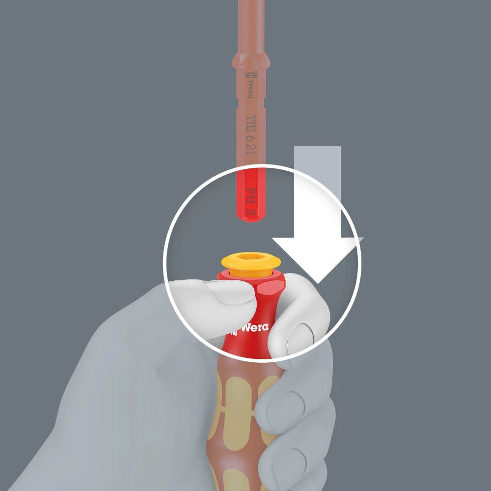 Miniatuur van Wera schroevendraaierset met verwisselbare klingen Kraftform Kompakt VDE 16-delig (05006607001)