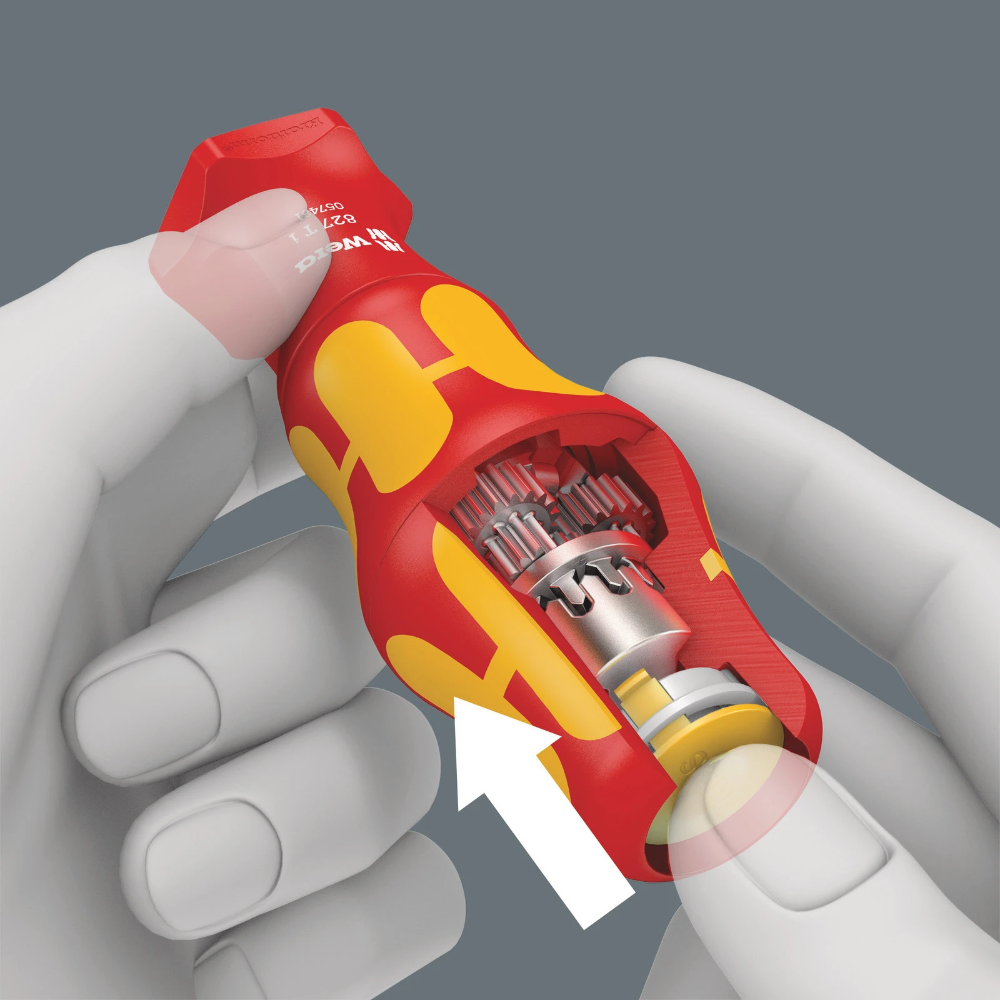 Miniatuur van Wera schroevendraaierset met verwisselbare klingen Kraftform Kompakt Turbo 16-delig (05006640001)