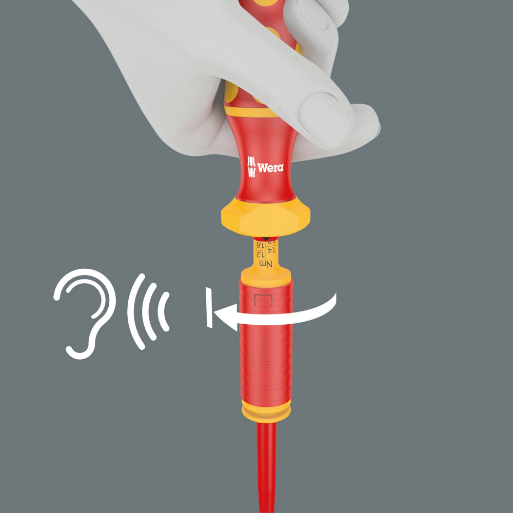 Miniatuur van Wera schroevendraaierset met verwisselbare klingen Kraftform Kompakt VDE extra slim instelbaar 1.2-3.0 Nm 15-delig (05006605001)