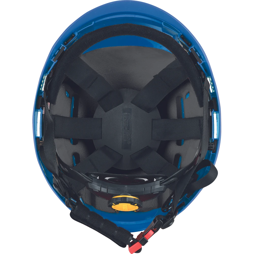 Miniatuur van Cerva Alpinworker PRO veiligheidshelm ongeventileerd met geïntegreerde zweetband en instelbare maat 53-66 cm - blauw (0601013640999)