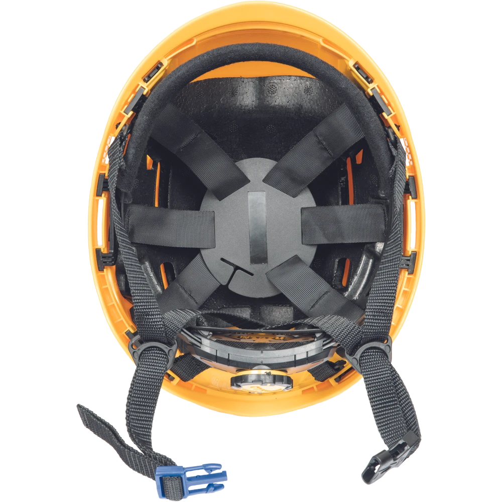 Miniatuur van Cerva Alpinworker PRO veiligheidshelm ongeventileerd met geïntegreerde zweetband en instelbare maat 53-66 cm - geel (0601013670999)