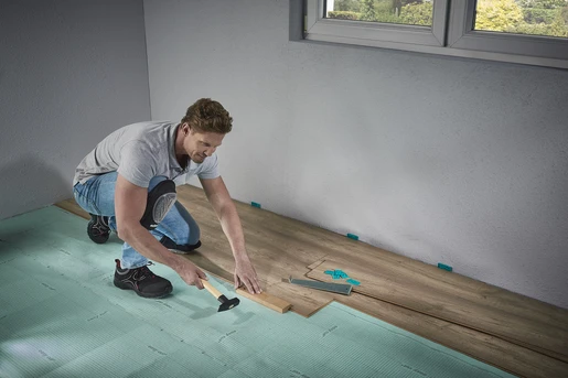 Miniatuur van Wolfcraft laminaat legset met trekijzer - slaghout en 20 wiggen (6931000)