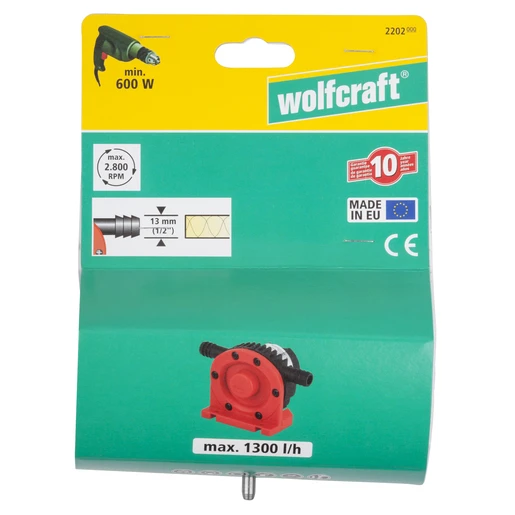 Miniatuur van Wolfcraft waterpomp voor boormachine 1300l/u (2202000)