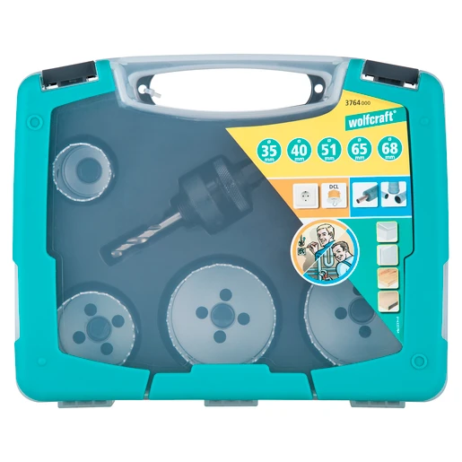 Miniatuur van Wolfcraft klokboor Bi-metaal voor elektra en sanitair Ø35-68mm 6-delig (3764000)