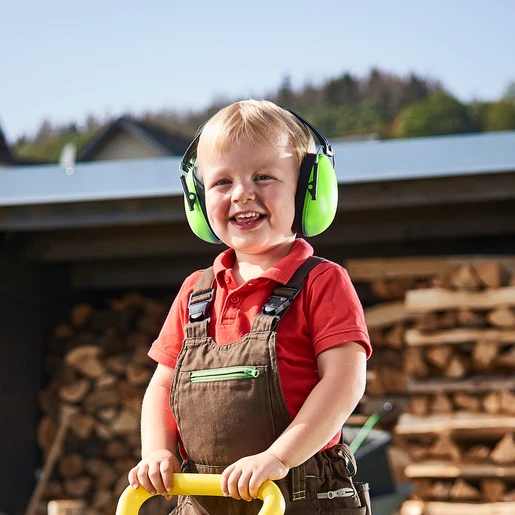 Miniatuur van Wolfcraft gehoorbeschermer Kids 27dB - geel/groen (4960000)