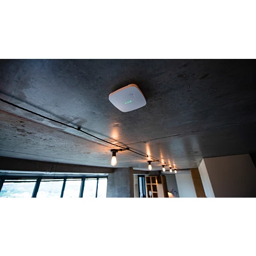 Miniatuur van Ajax combinatie rook - hitte en CO2 melder 3V lithium batterij back-up 3V draadloos koppelbaar - zwart (FIREPROTECT PLUS BLACK)