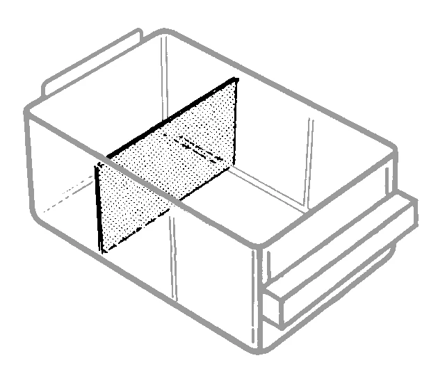 Miniatuur van RAACO tussenschotjes voor ladekast 150-02 per 24 stuks (102032)