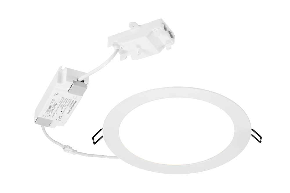 Miniatuur van Sylvania downlighter 24W 2250lm koel wit 4000K zaagmaat Ø205mm  Ø226mm IP44 dimbaar - wit (0054125)