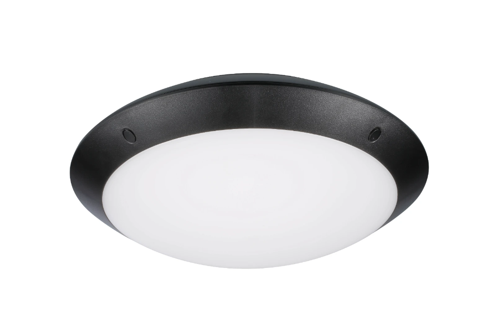 Miniatuur van Sylvania LED plafonniere met sensor 14W 1450lm warm wit 3000K Ø350mm IP66 - zwart (0098600)