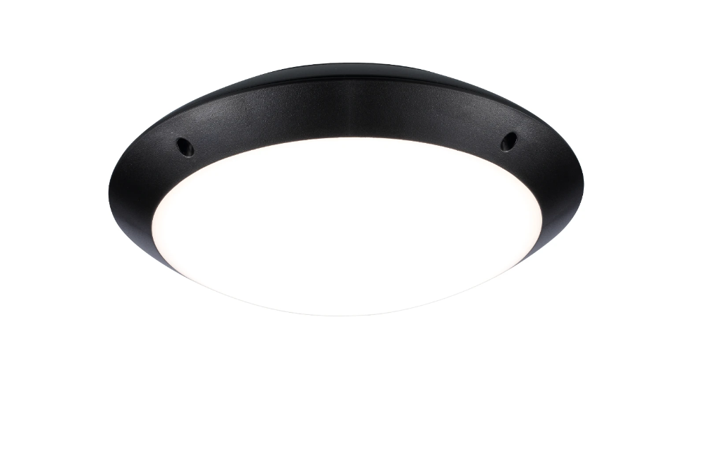 Miniatuur van Sylvania LED plafonniere met sensor 14W 1500lm koel wit 4000K Ø350mm IP66 - zwart (0098601)