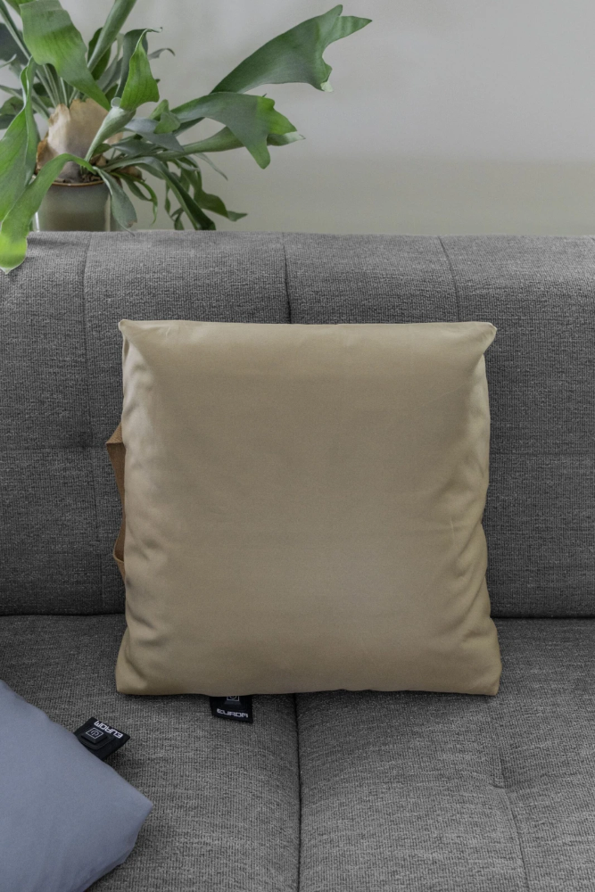 Miniatuur van Eurom Warmigo warmtekussen 45x45 cm tot 75 graden inclusief powerbank 20.000 mAh - taupe (346602)