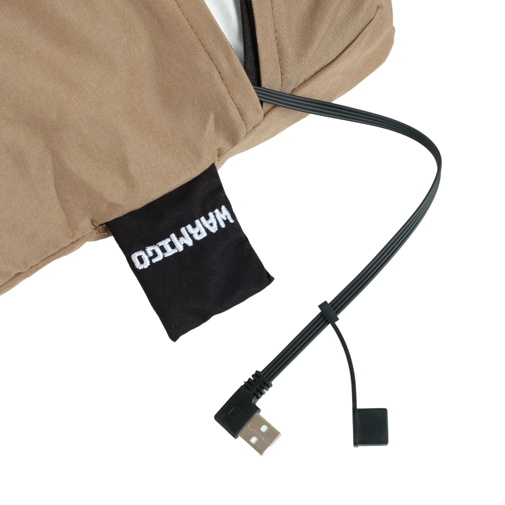 Miniatuur van Eurom Warmigo warmtekussen 45x45 cm tot 75 graden inclusief powerbank 20.000 mAh - taupe (346602)