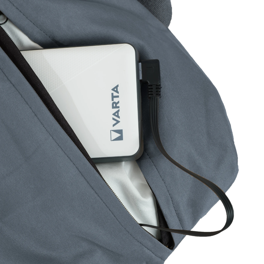Miniatuur van Eurom Warmigo warmtekussen 45x45 cm tot 75 graden inclusief powerbank 20.000 mAh - grijs (346626)
