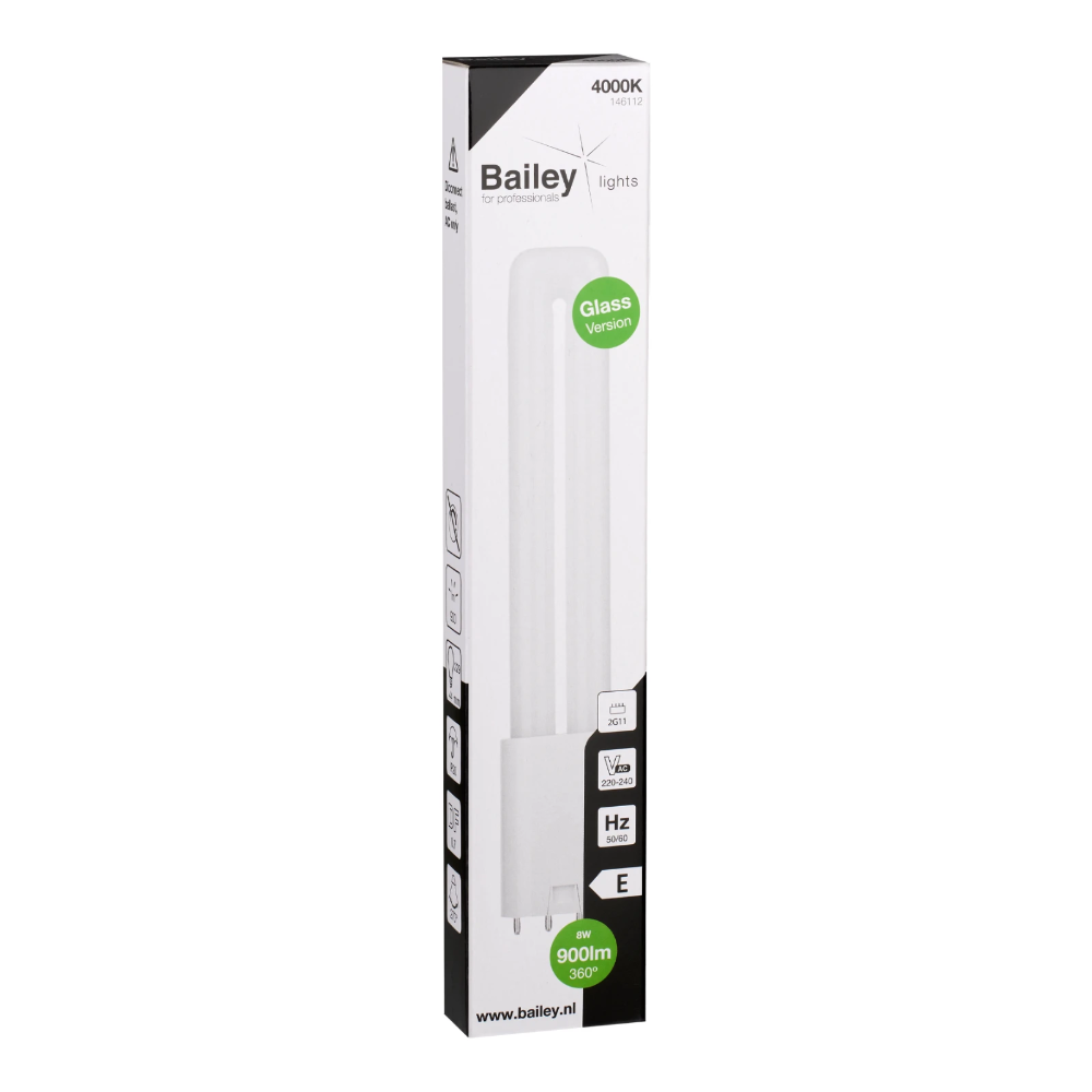 Miniatuur van Bailey LED PL Glass TC-L 2G11 8W 900lm koel wit 4000K 229mm (146112)