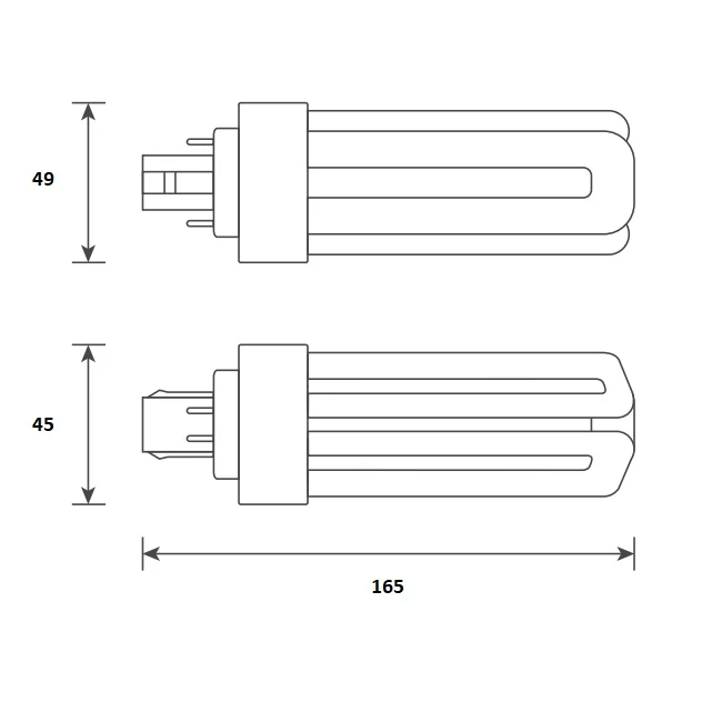 Miniatuur van Bailey LED PL Glass TC-TEL GX24q 13W 1850lm koel wit 4000K 165mm (146318)