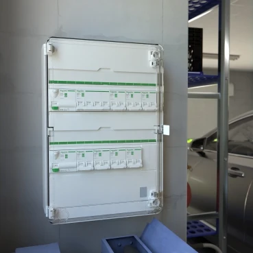 Miniatuur van Schneider Electric differentieelschakelaar inklikbaar 4-polig 63A 30mA - type A (R9RA1463)