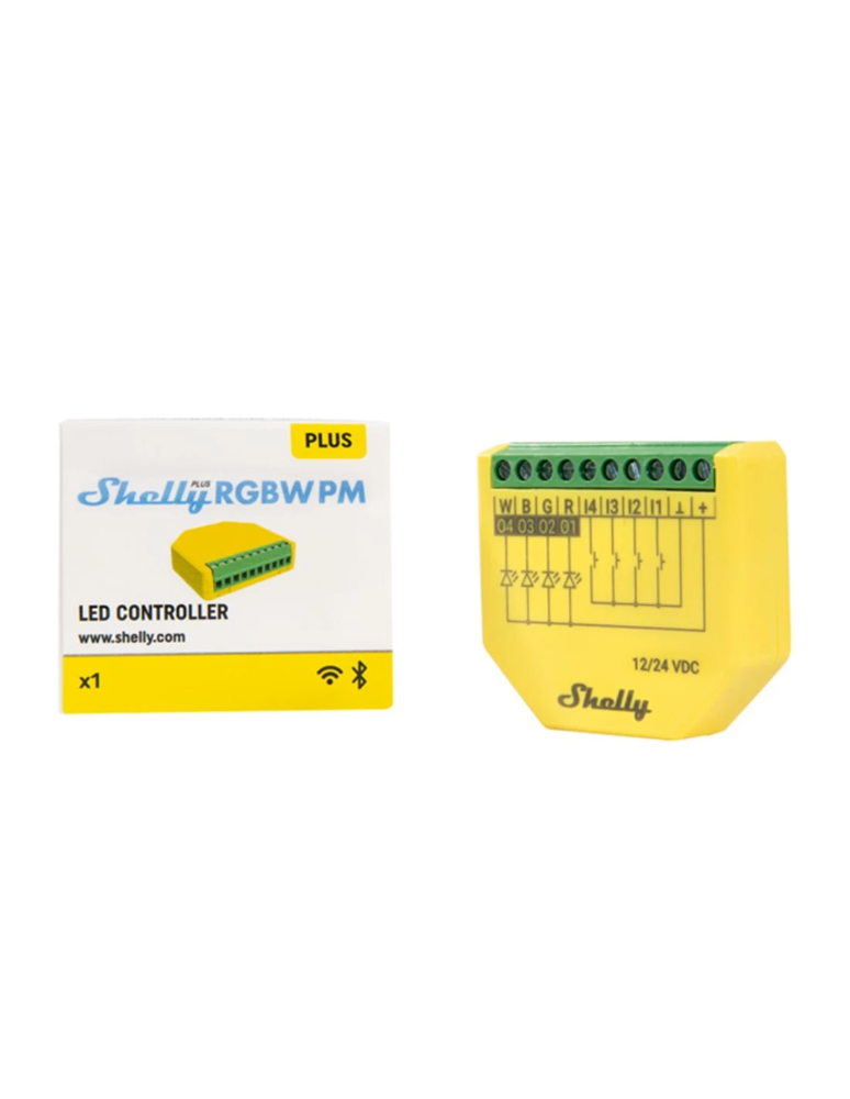 Miniatuur van Shelly Plus RGBW PM (SNDC-0D4P10WW)