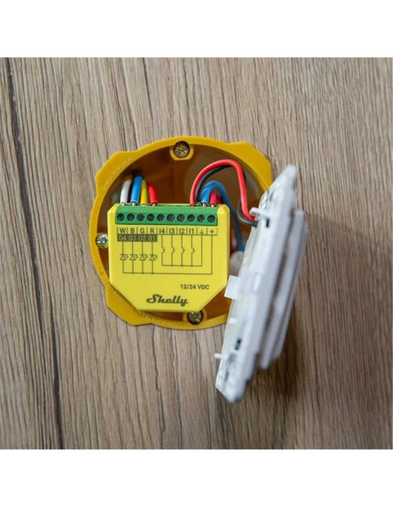 Miniatuur van Shelly Plus RGBW PM (SNDC-0D4P10WW)