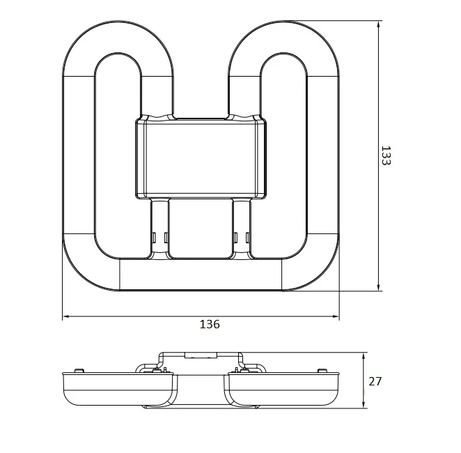 Miniatuur van Bailey LED PL TC-DD GR8 2pins helder wit 3500K 7W 800lm 230V (146286)