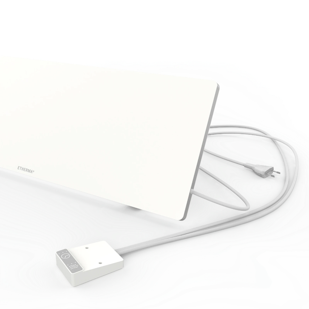 Miniatuur van ETHERMA infrarood bureauverwarming 90W met timer - wit (46378)