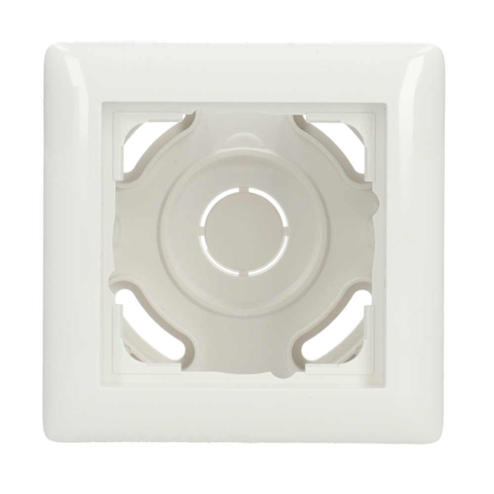 Miniatuur van Gira opbouwbehuizing met afdekraam 1-voudig - systeem 55 en adapter K/P25 zuiver wit glanzend (105103)