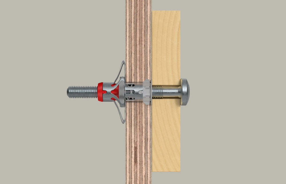 Miniatuur van Fischer DuoHM hollewandplug 5x55mm met PH TX cilinderkop schroef M5x55mm - per 25 stuks (572924)