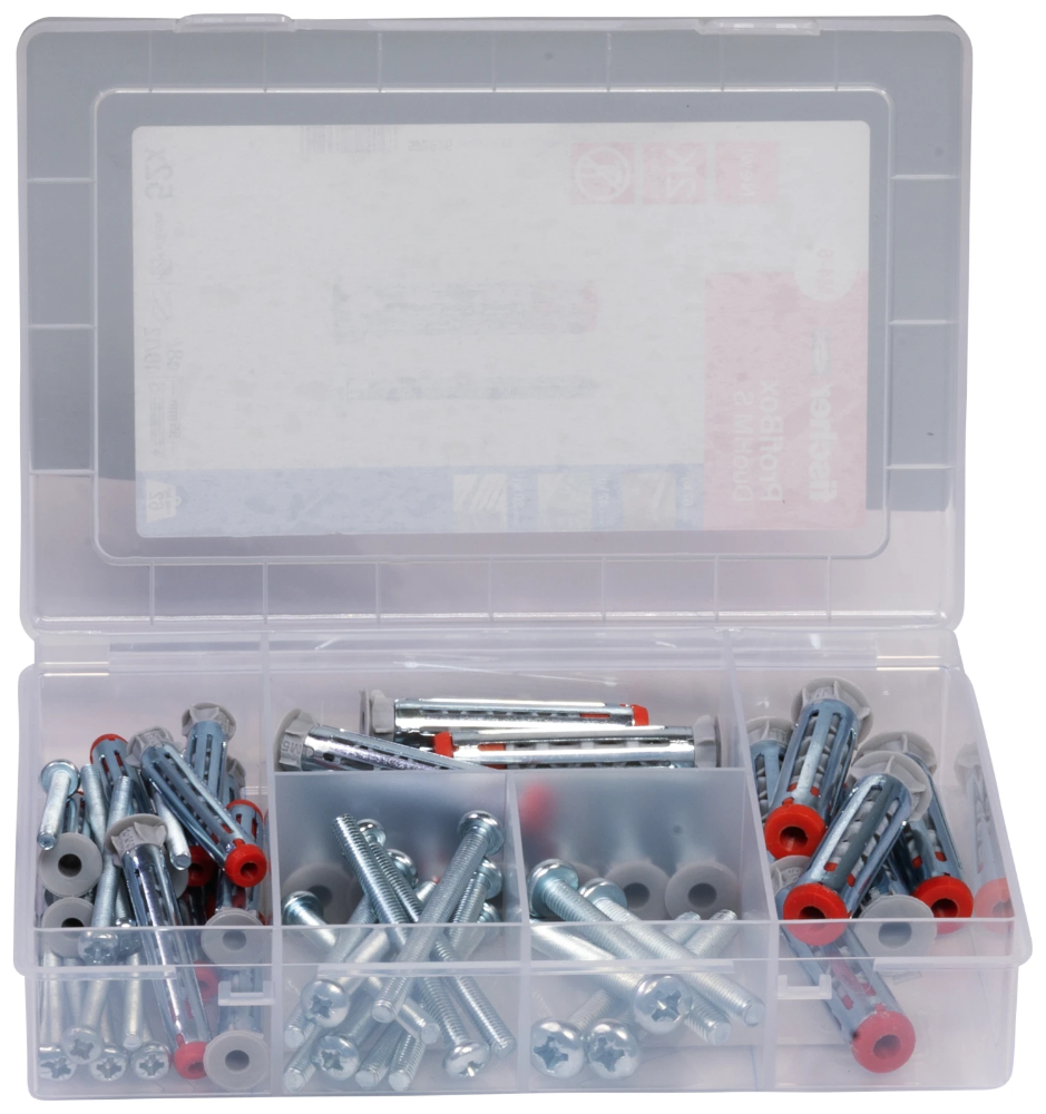 Miniatuur van Fischer Profi-Box met hollewandplug DuoHM en PZ bolkopschroeven 30 stuks (572926)