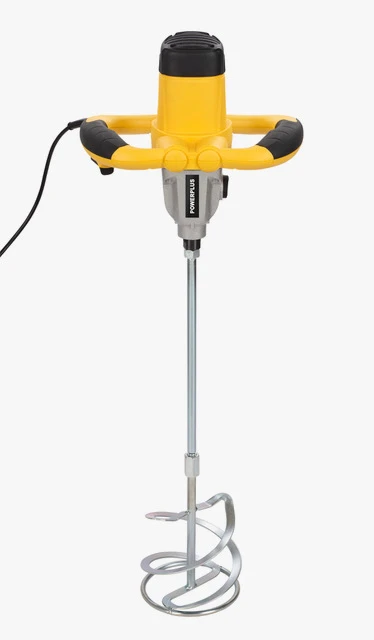 Miniatuur van PowerPlus betonmixer verfmixer 230V 1600W 7 snelheden - compleet met mengstaaf (POWX0842)