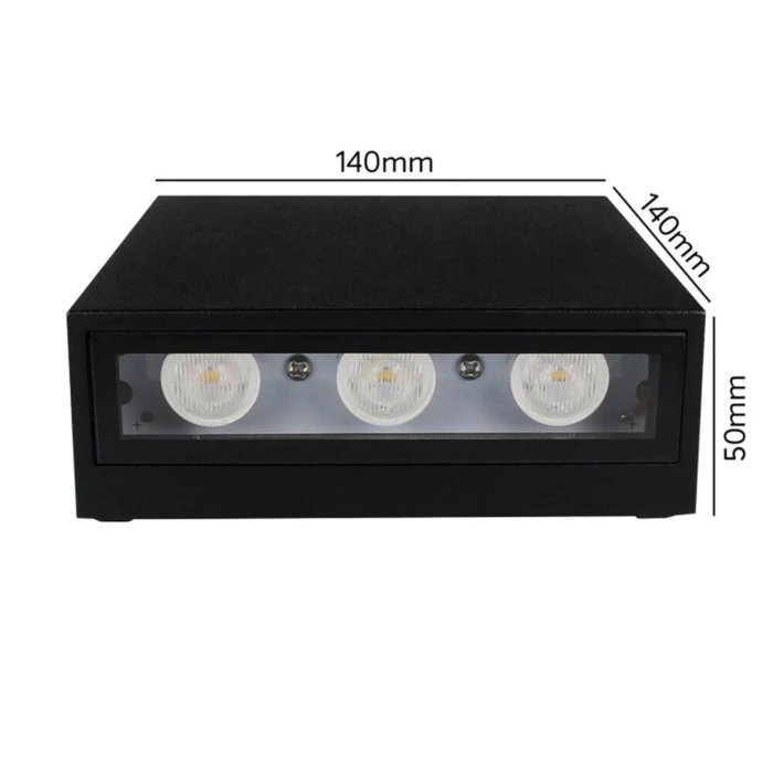 Miniatuur van Yphix Akerson LED wandlamp down 3W 220lm warm wit 3000K