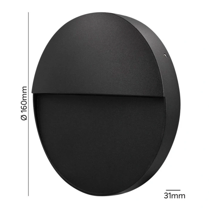Miniatuur van Yphix Belvik LED wandlamp 3W 300lm warm wit 3000K IP54 z