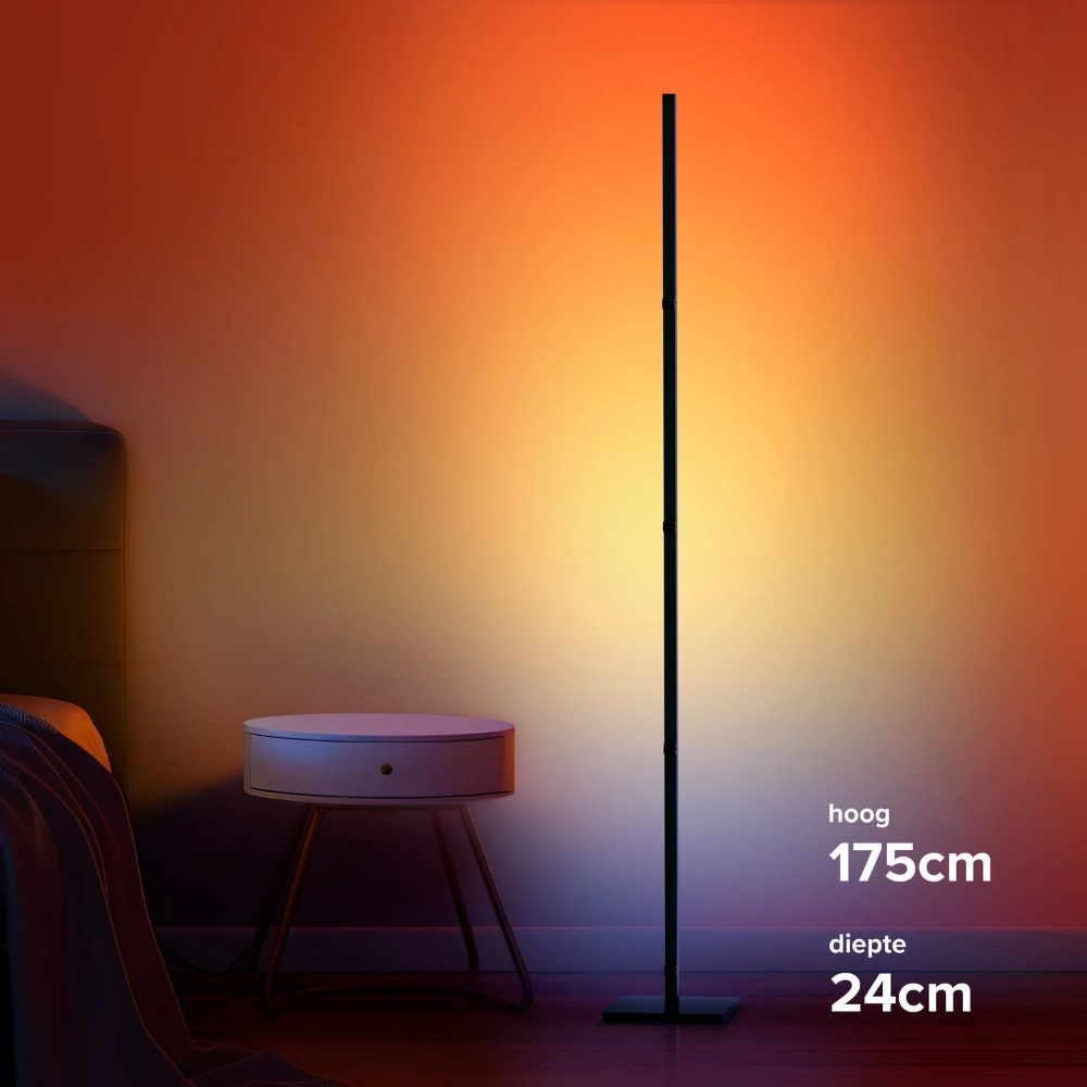 Miniatuur van Calex Smart LED vloerlamp RGB en CCT 580lm lP20 - dimbaar (5301001300)