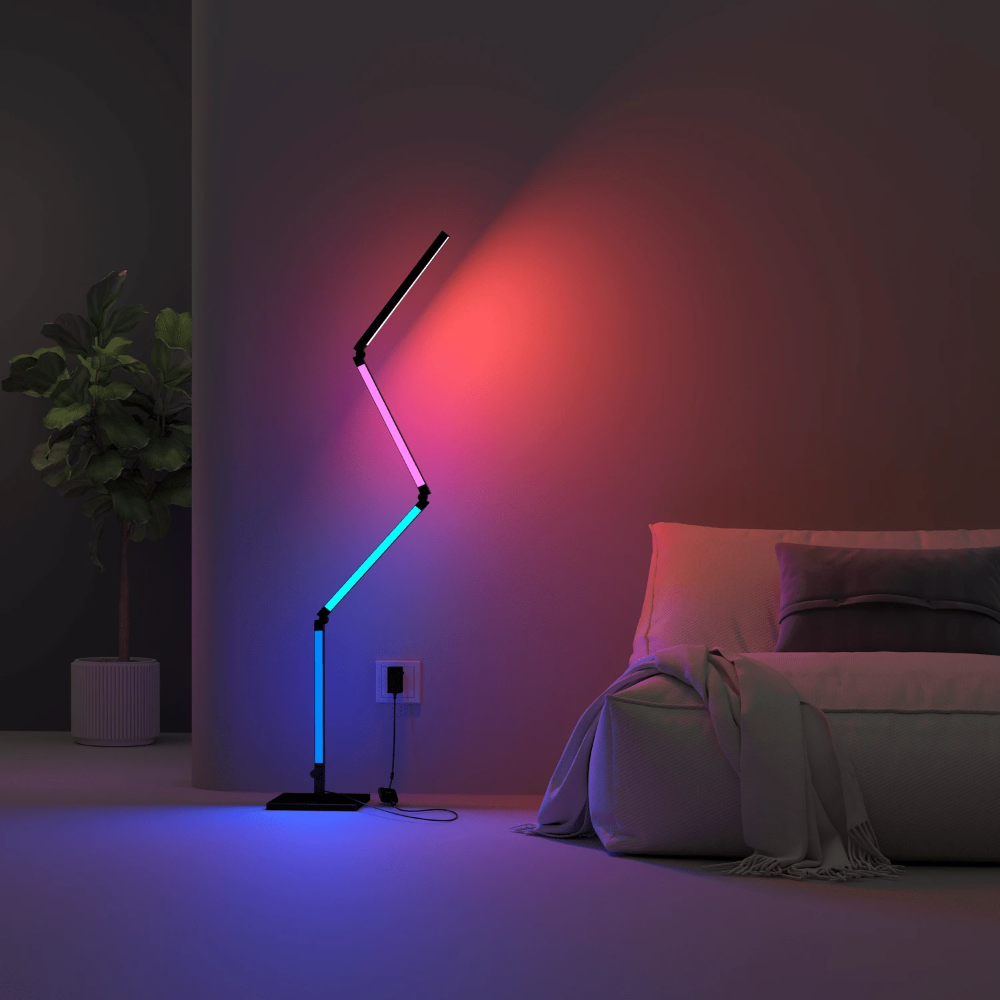Miniatuur van Calex Smart LED vloerlamp RGB en CCT 580lm lP20 - dimbaar (5301001300)