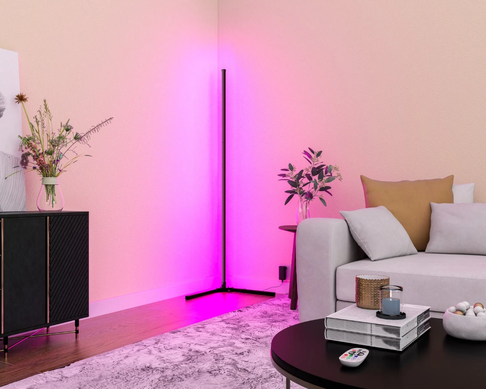 Miniatuur van Calex Smart LED vloerlamp RGB en CCT 900lm IP20 - dimbaar (5301000500)