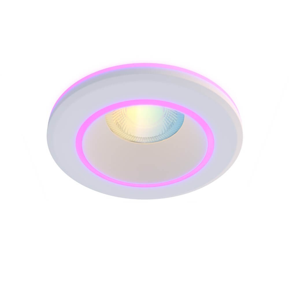 Miniatuur van Calex Smart Halo LED inbouwspot RGB en CCT 6.5W 500lm IP44 - dimbaar (5301001100)