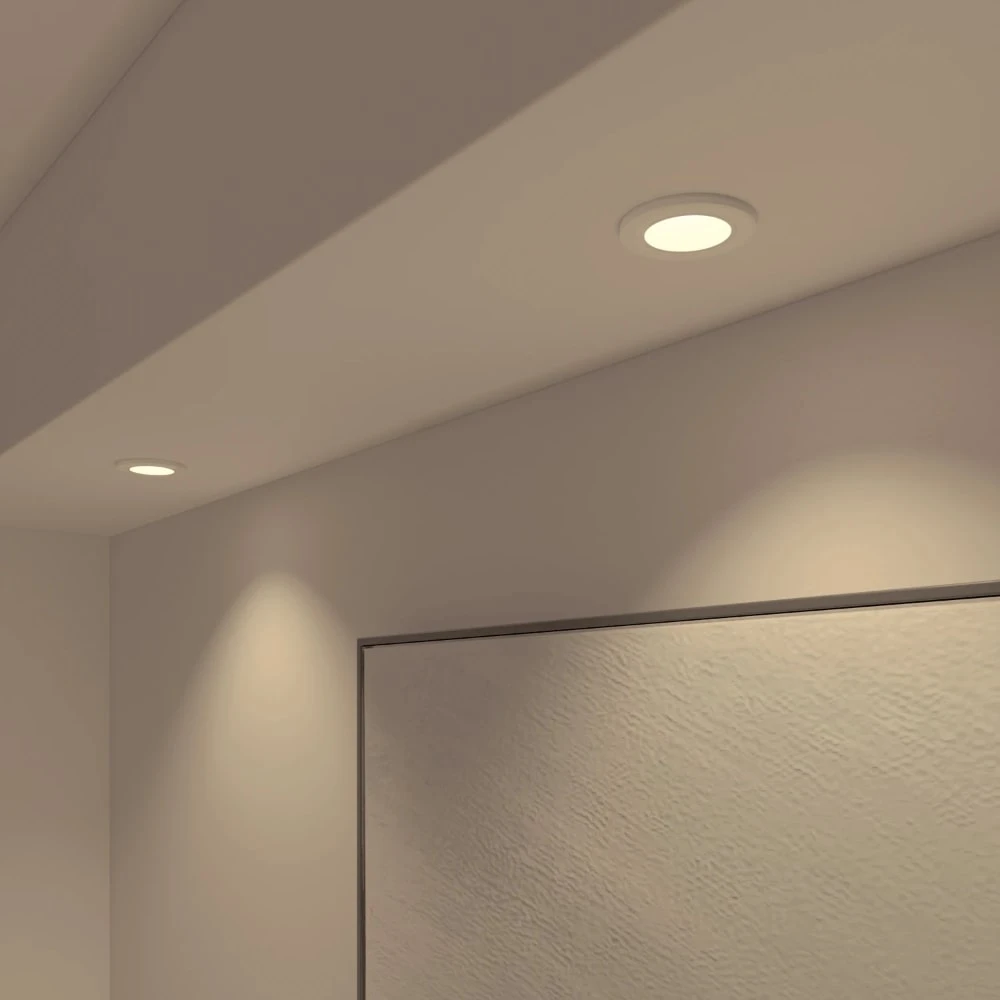 Miniatuur van Calex Smart Halo LED inbouwspot RGB en CCT 6.5W 500lm IP44 - dimbaar (5301001100)