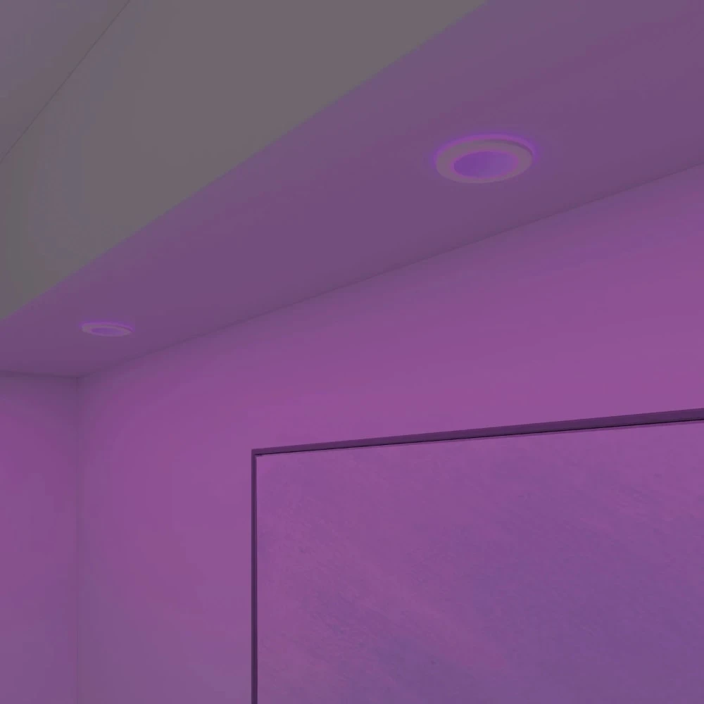 Miniatuur van Calex Smart Halo LED inbouwspot RGB en CCT 6.5W 500lm IP44 - dimbaar (5301001100)