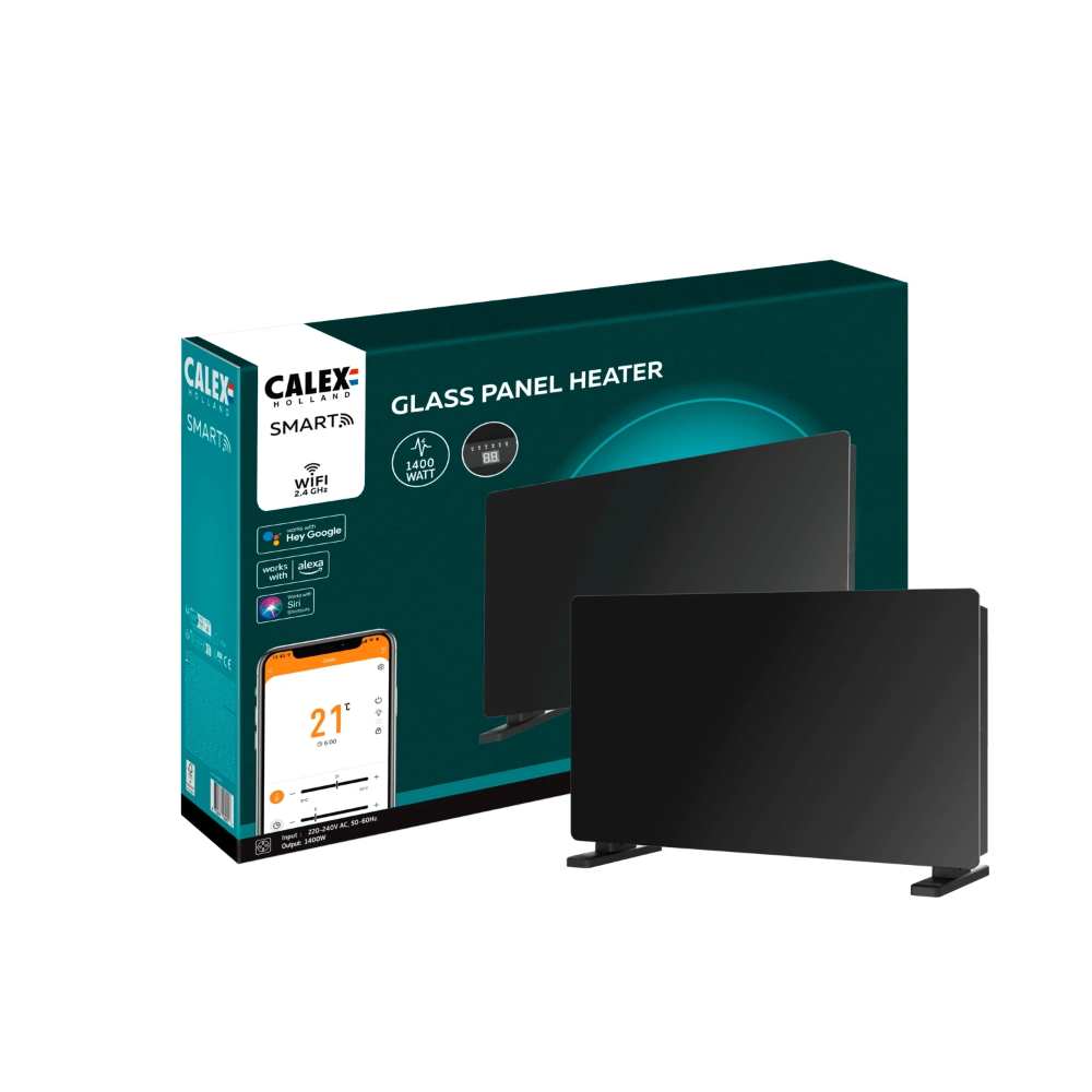 Miniatuur van Calex Smart glazen paneelverwarming 1400W (5701000500)