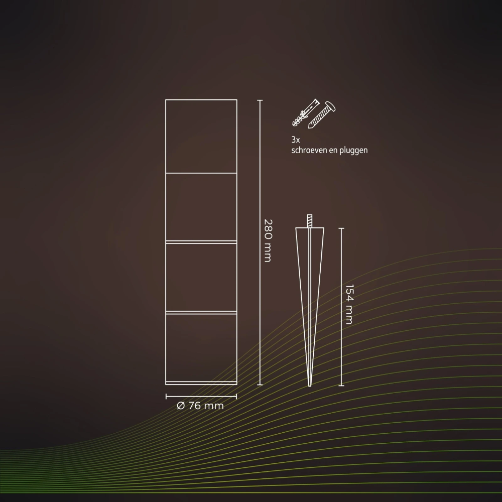 Miniatuur van Calex Smart Outdoor buitenverlichting sokkel RGB en CCT 4W 380lm IP44 (5401000400)