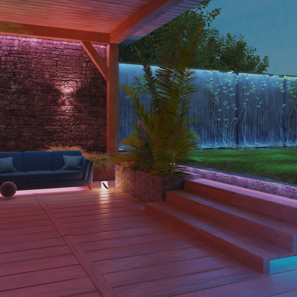 Miniatuur van Calex Smart Outdoor LED buitenstrip RGB 3000K IP44 - 5 meter (429290)