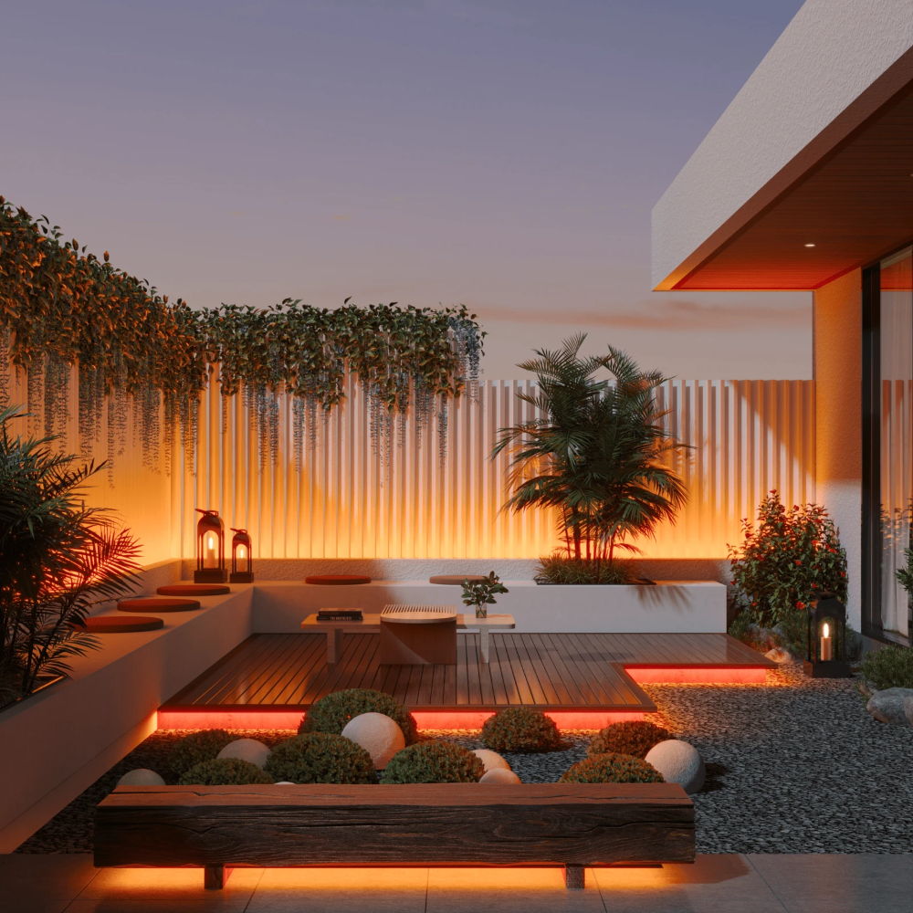 Miniatuur van Calex Smart Outdoor LED buitenstrip RGB 3000K IP44 - 5 meter (429290)