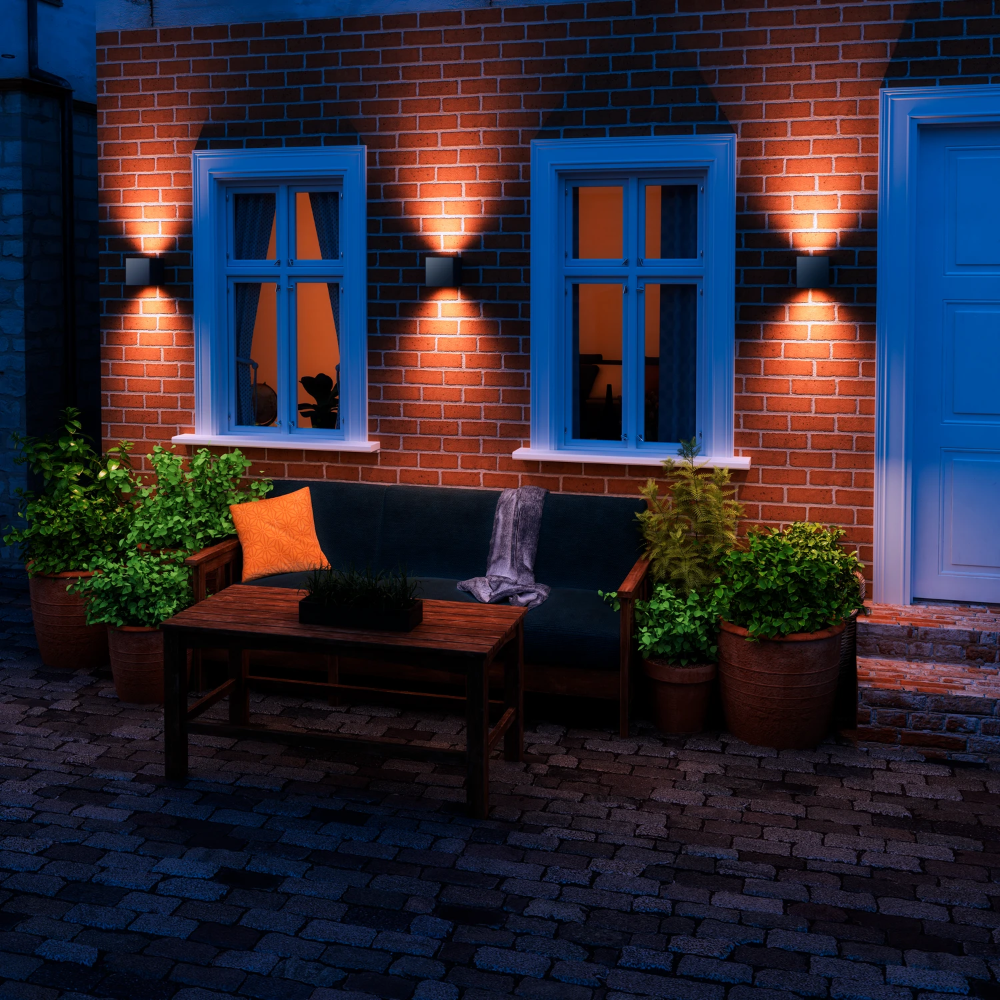 Miniatuur van Calex Smart Outdoor buiten wandlamp RGB en CCT up & down 4W 690lm IP54 (5401002500)
