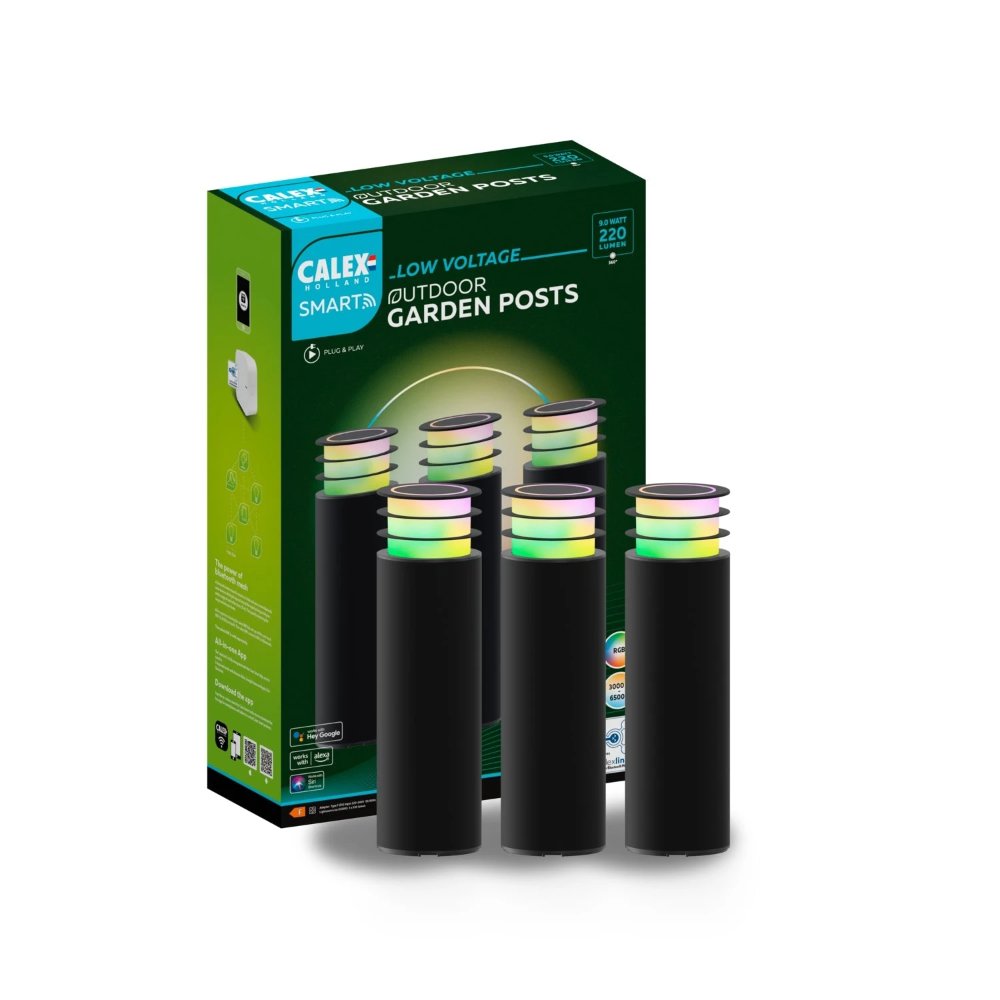 Miniatuur van Calex Smart Outdoor sokkellamp RGB en CCT 24V 4W 600lm IP44 (5401001700)