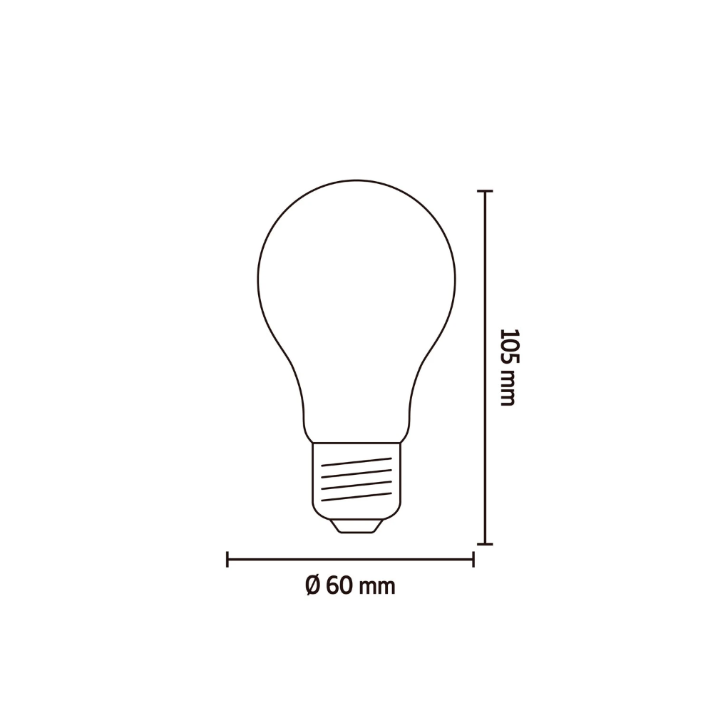 Miniatuur van Calex Smart LED lamp filament standaard E27 CCT 7W 806lm - dimbaar (5101002100)