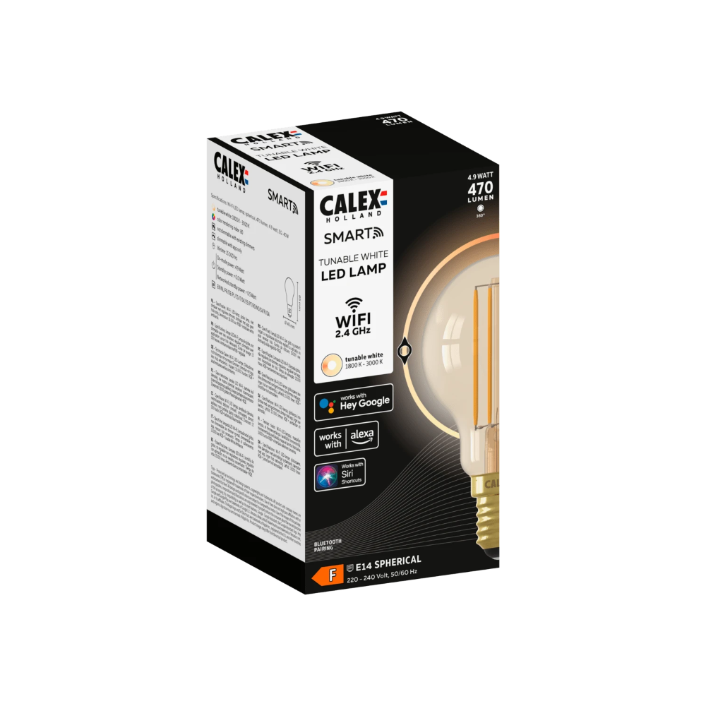 Miniatuur van Calex Smart LED lamp filament E14 CCT 4.9W 470lm - dimbaar (5101003200)