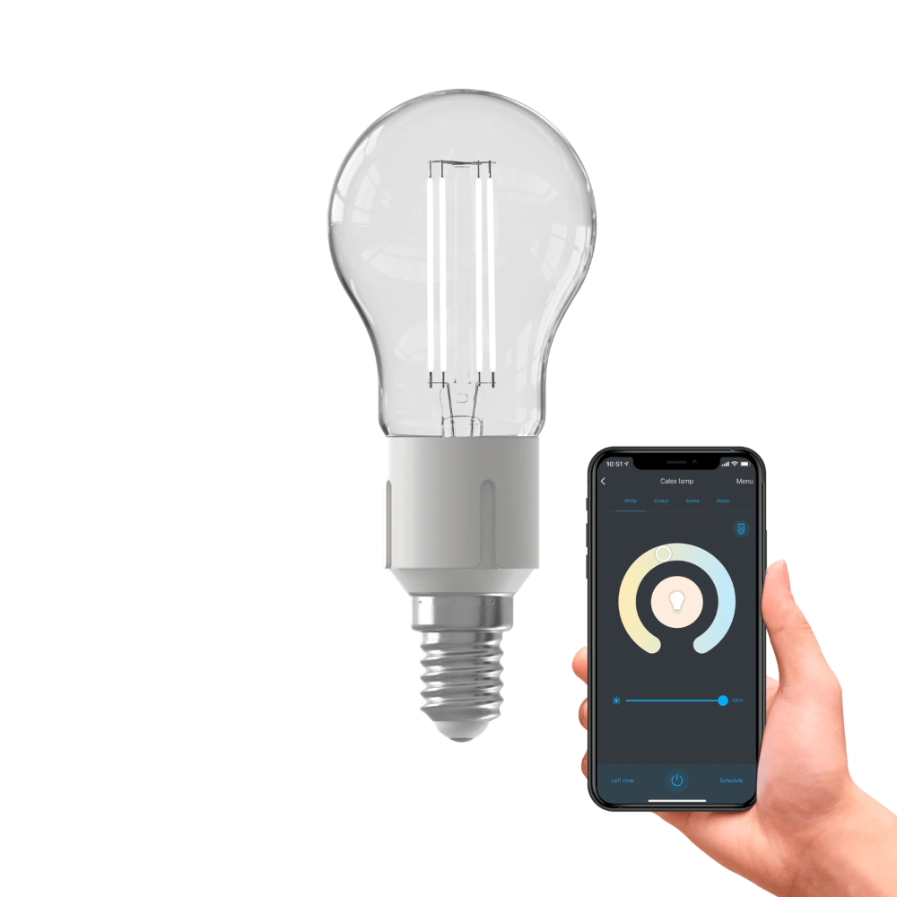 Miniatuur van Calex Smart LED lamp filament E14 CCT 4.5W 470lm - dimbaar (429112)