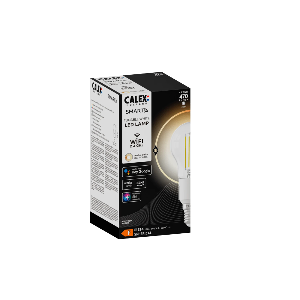 Miniatuur van Calex Smart LED lamp filament E14 CCT 4.5W 470lm - dimbaar (429112)