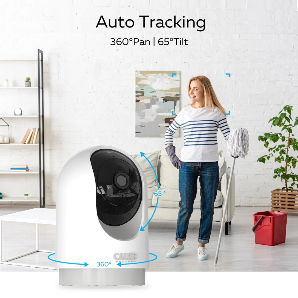 Miniatuur van Calex Pan & Tilt beveiliginscamera voor binnen 2K (5501001200)